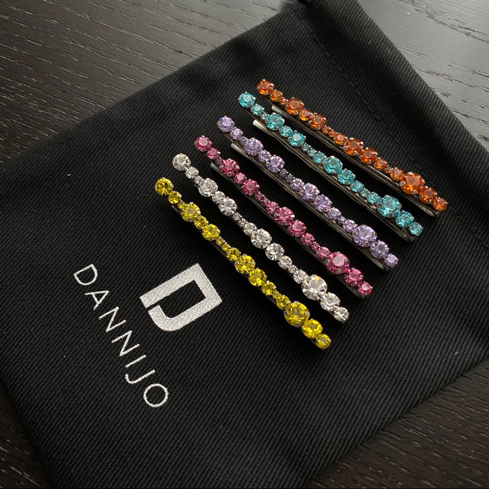 NEW Dannijo Cara Bobby Pin Set (6)